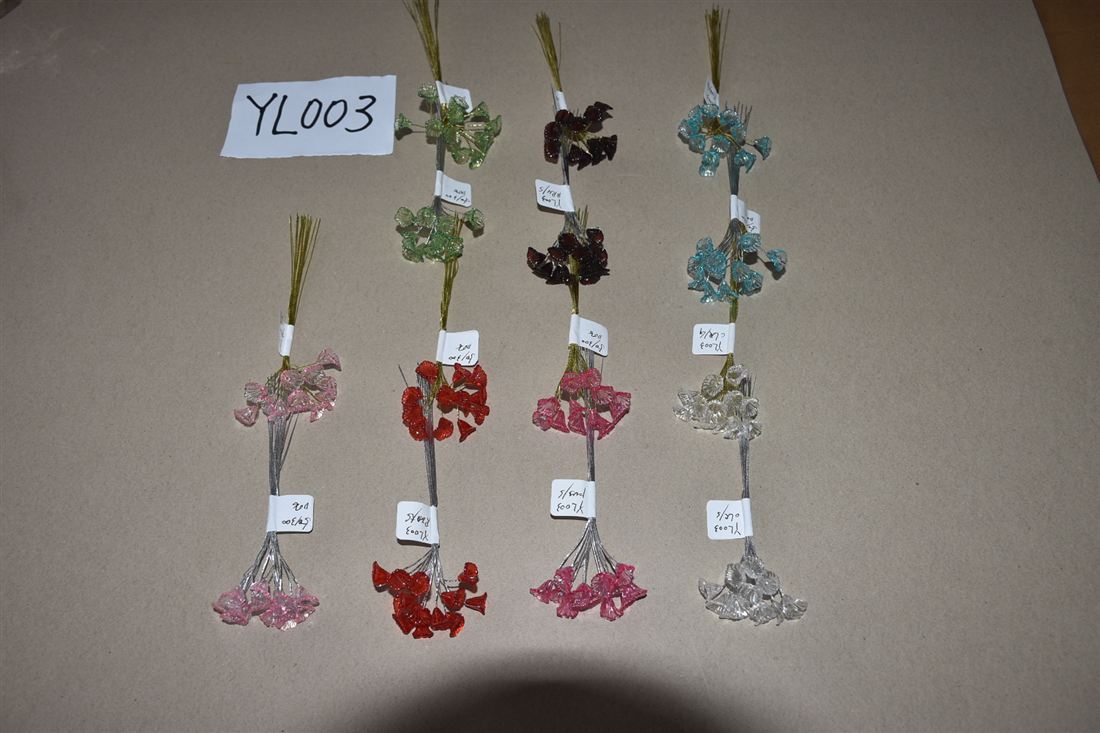 Handcrafted acrylic flowers
